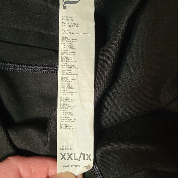 PowerHold By Fabletics Black Women's Pants Size XXL - Picture 7 of 7